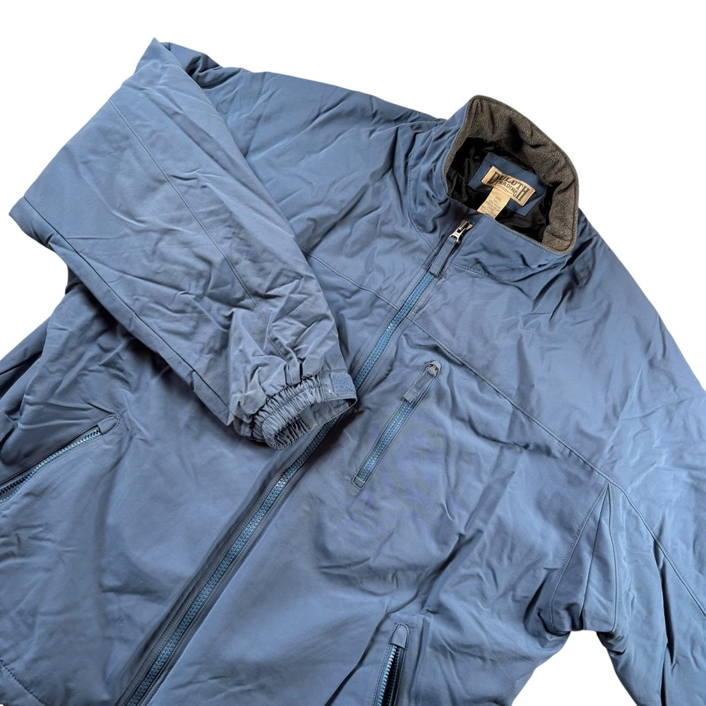 Duluth Trading Co Jacket Mens 3XL Blue Thinsulate Full Zip Utility Outdoor